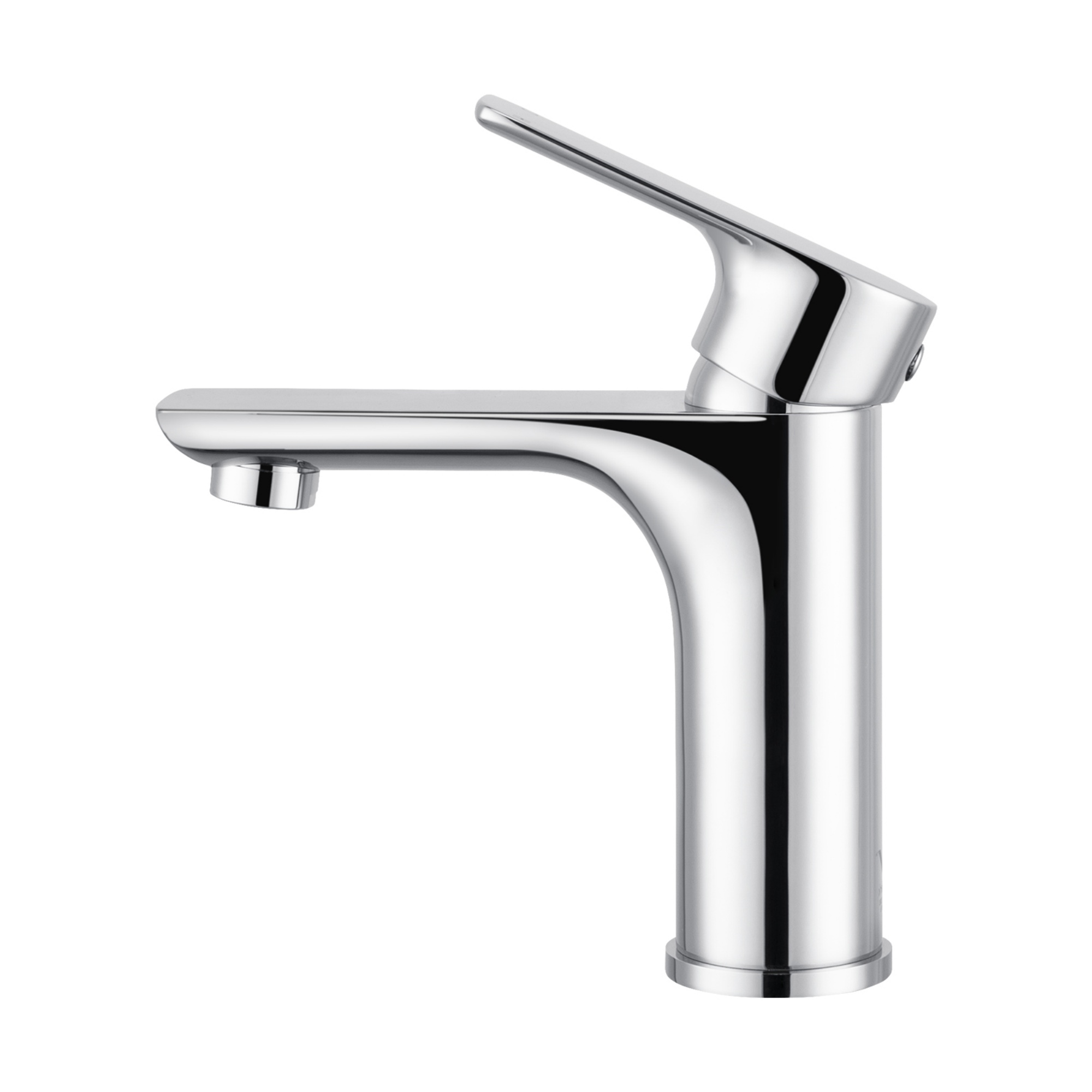 Brass Bathroom Basin Sink Mixer Tap Laundry Vanity Flick Spout Faucet Chrome/Black/White/Brushed Yellow Gold