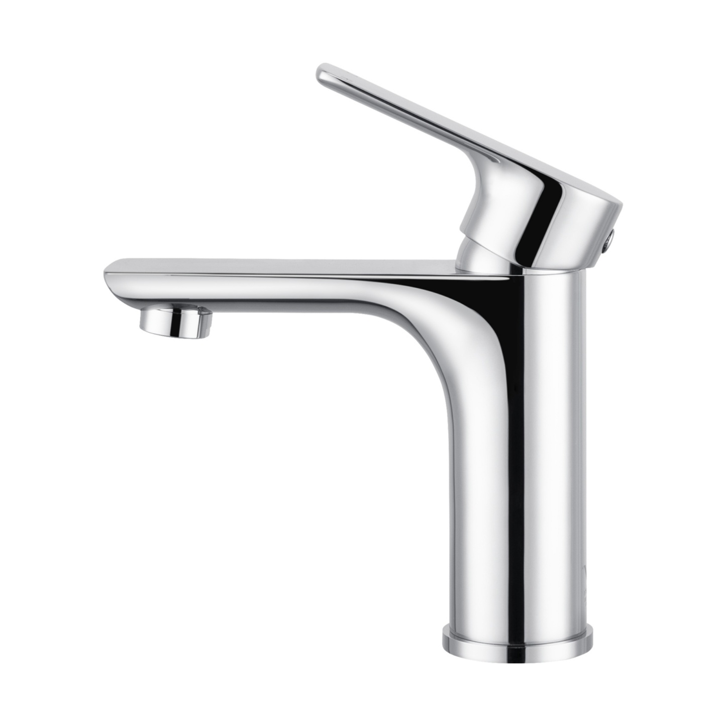 Brass Bathroom Basin Sink Mixer Tap Laundry Vanity Flick Spout Faucet Chrome/Black/White/Brushed Yellow Gold