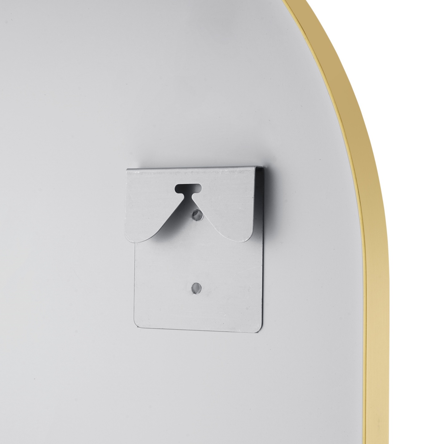 Bathroom Aluminium Framed Oval Mirror Vanity Basin Wall Mounted Makeup Mirror Gold/Black