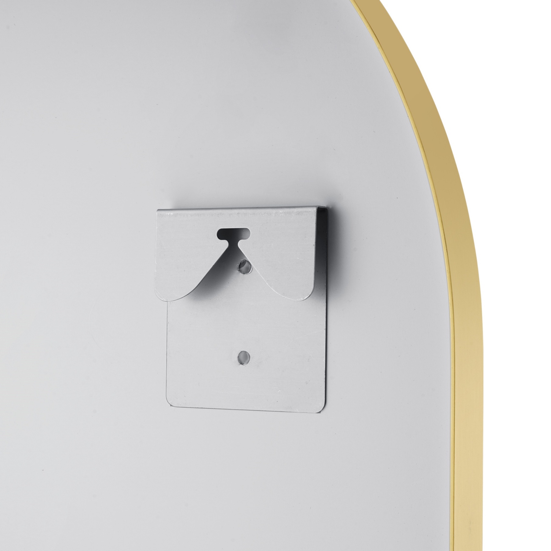 Bathroom Aluminium Framed Oval Mirror Vanity Basin Wall Mounted Makeup Mirror Gold/Black