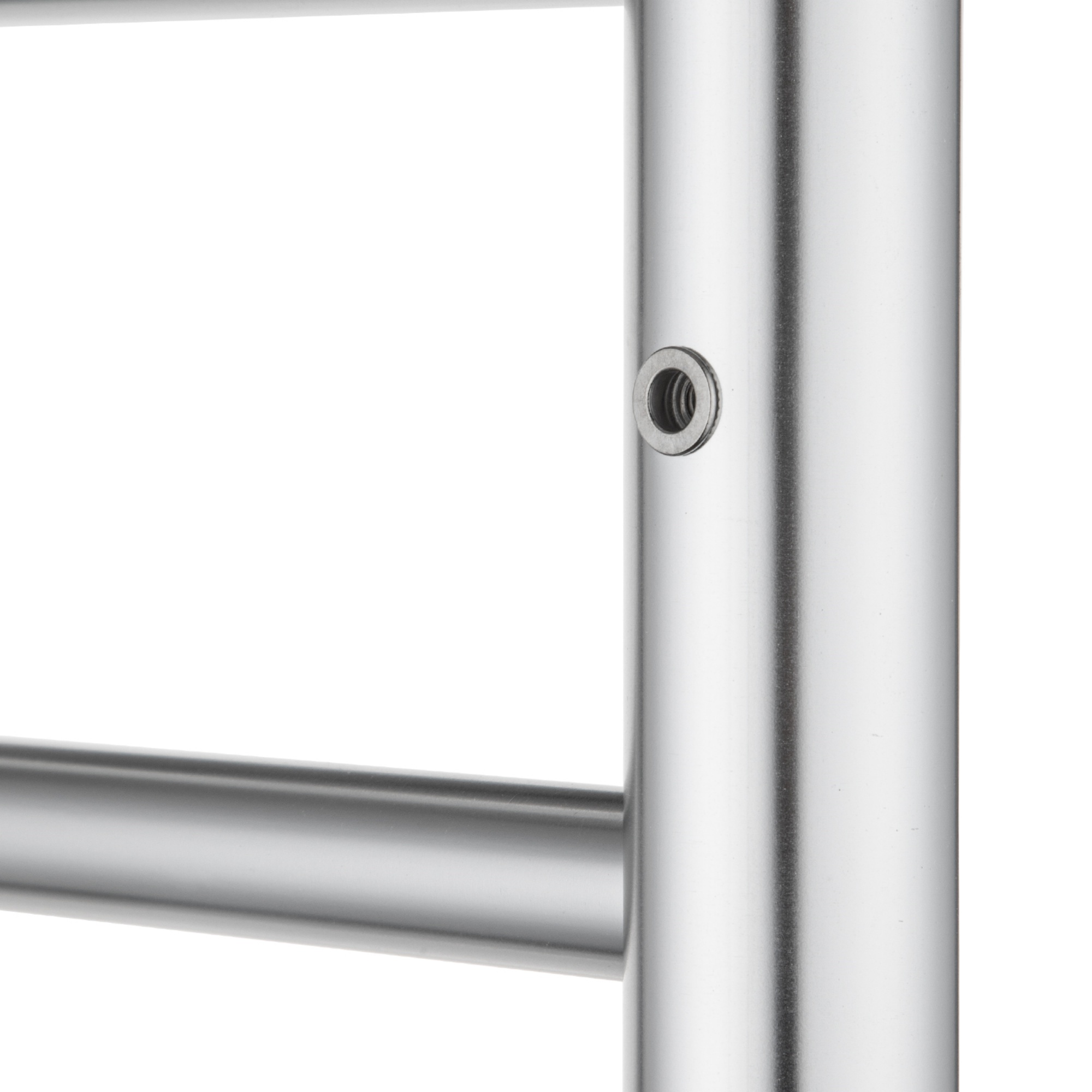 Round Aluminum Electric Heated Towel Rail Rack 6 Bars Bathroom Wall Mounted Warmer Towel Dryer Holder Hanger Silver/Black/Brushed Yellow Gold