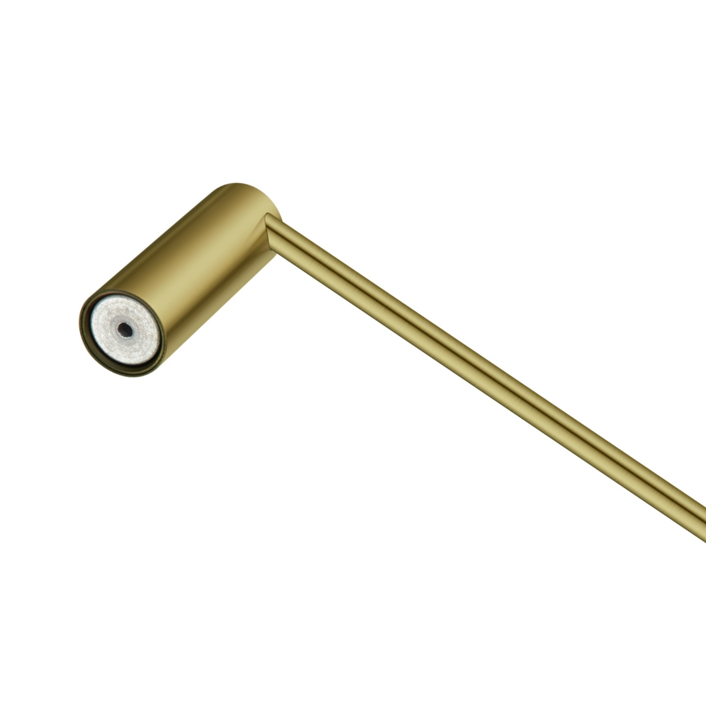 Round Stainless Steel 600mm Single Towel Rail Rack Bathroom Wall Mounted Towel Clothes Holder Hanger Chrome/Matte Black/Brushed Yellow Gold