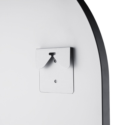 Bathroom Aluminium Framed Oval Mirror Vanity Basin Wall Mounted Makeup Mirror Gold/Black