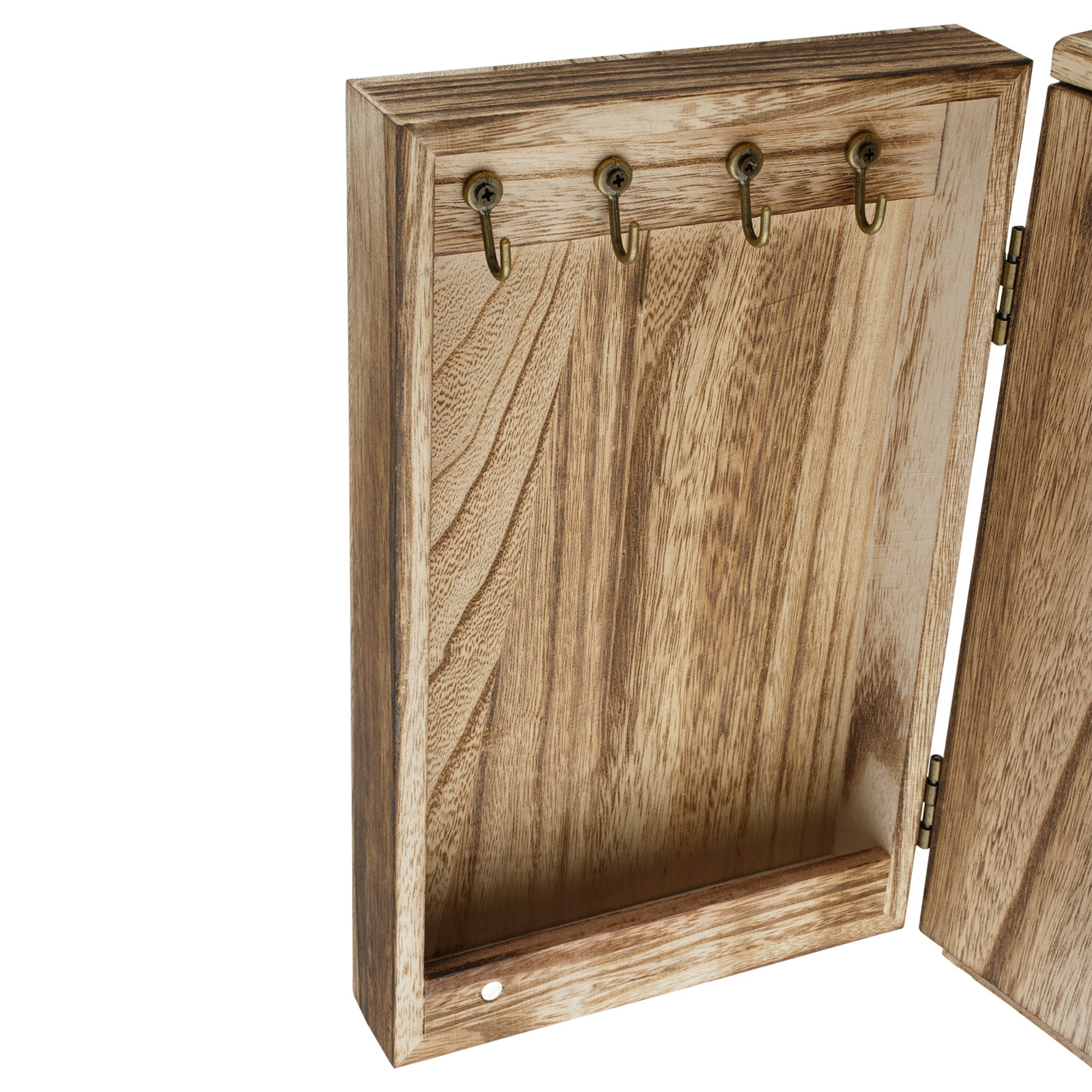 Large Capacity Wooden Jewellery Storage Box Rings Holder Necklaces Earrings Organizer Cabinet