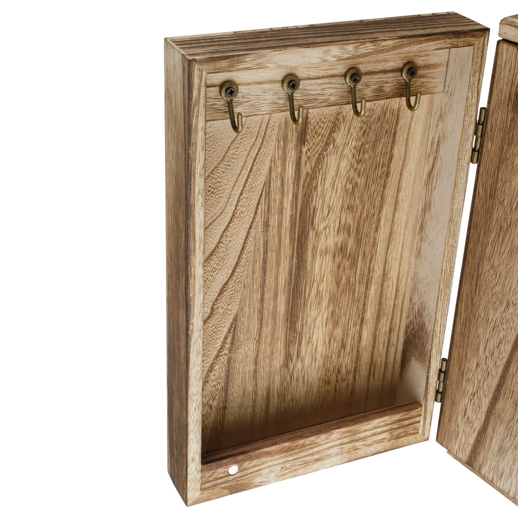 Large Capacity Wooden Jewellery Storage Box Rings Holder Necklaces Earrings Organizer Cabinet