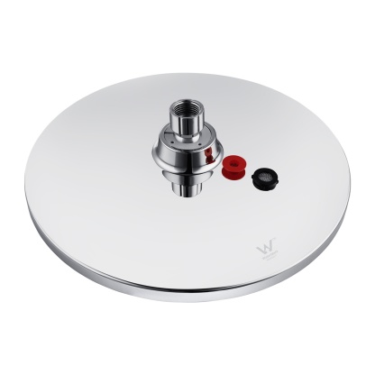 10'' Chrome Round Shower Head 360° Swivel Bath Rainfall Shower Head Rose