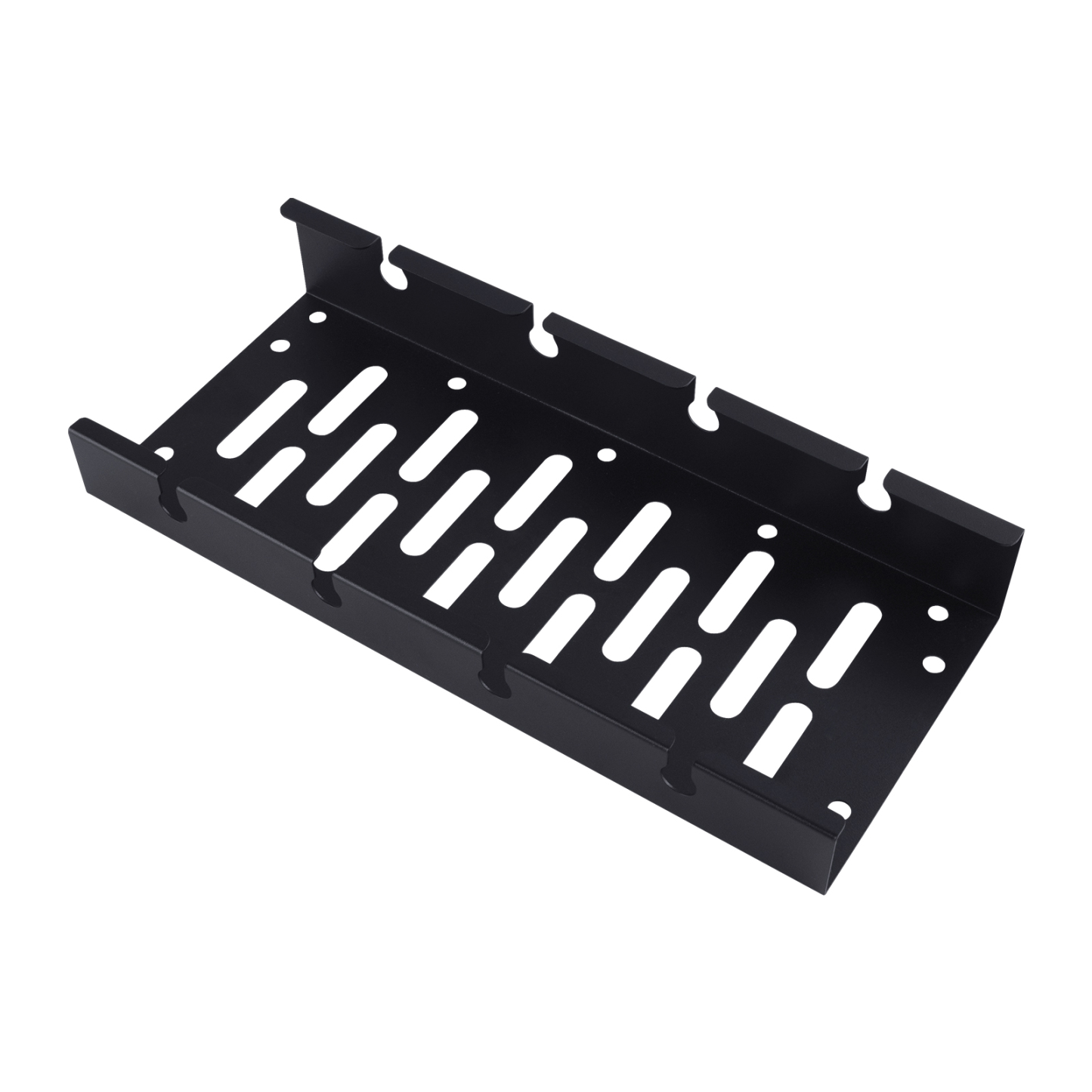 Cable Management Under Desk Cord Basket Tray Cable Organize Storage Black/White