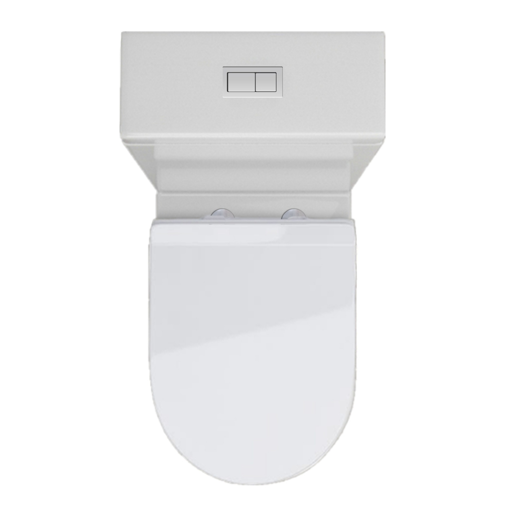 Ceramic Tornado Rimless Wall Faced Toilet Suite Bathroom Hygiene Dual Flush Soft Close Seat Black/White