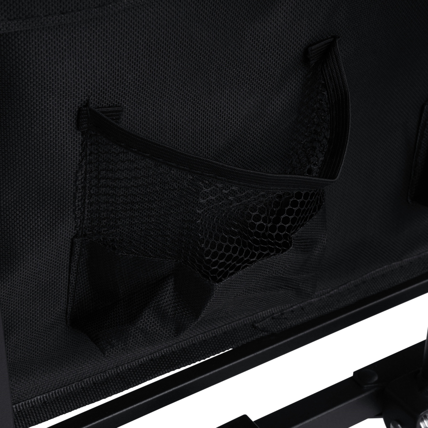 Outdoor Foldable Wagon Cart Extended Beach Garden Trolley Tabletop Lockable Wheels