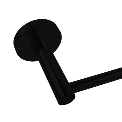 Wall Mounted Round Stainless Steel Toilet Paper Roll Holder Bathroom Toilet Tissue Pin Lever Hook Chrome/Matte Black