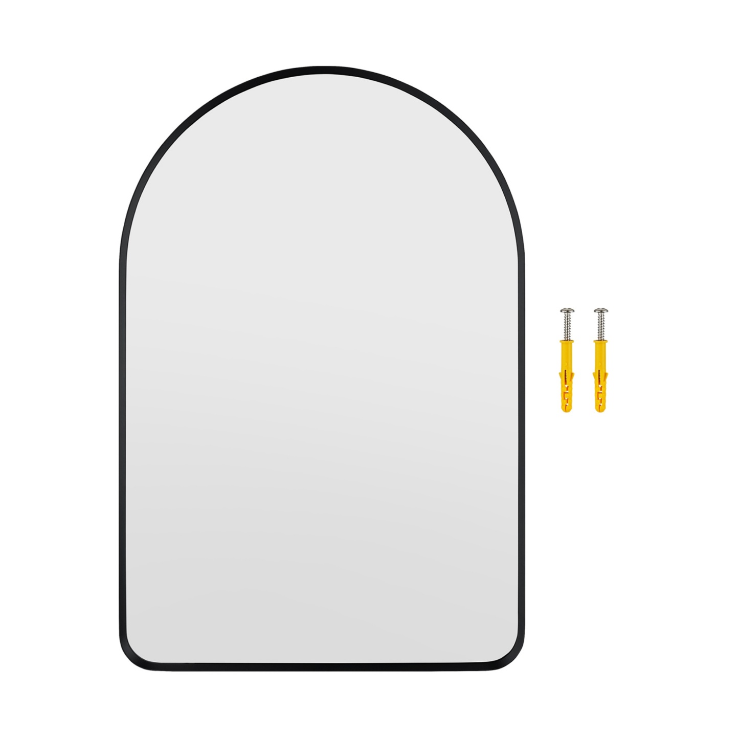 600mm x 900mm Bathroom Aluminium Framed Mirror Vanity Basin Wall Mounted Makeup Mirror Black/Gold