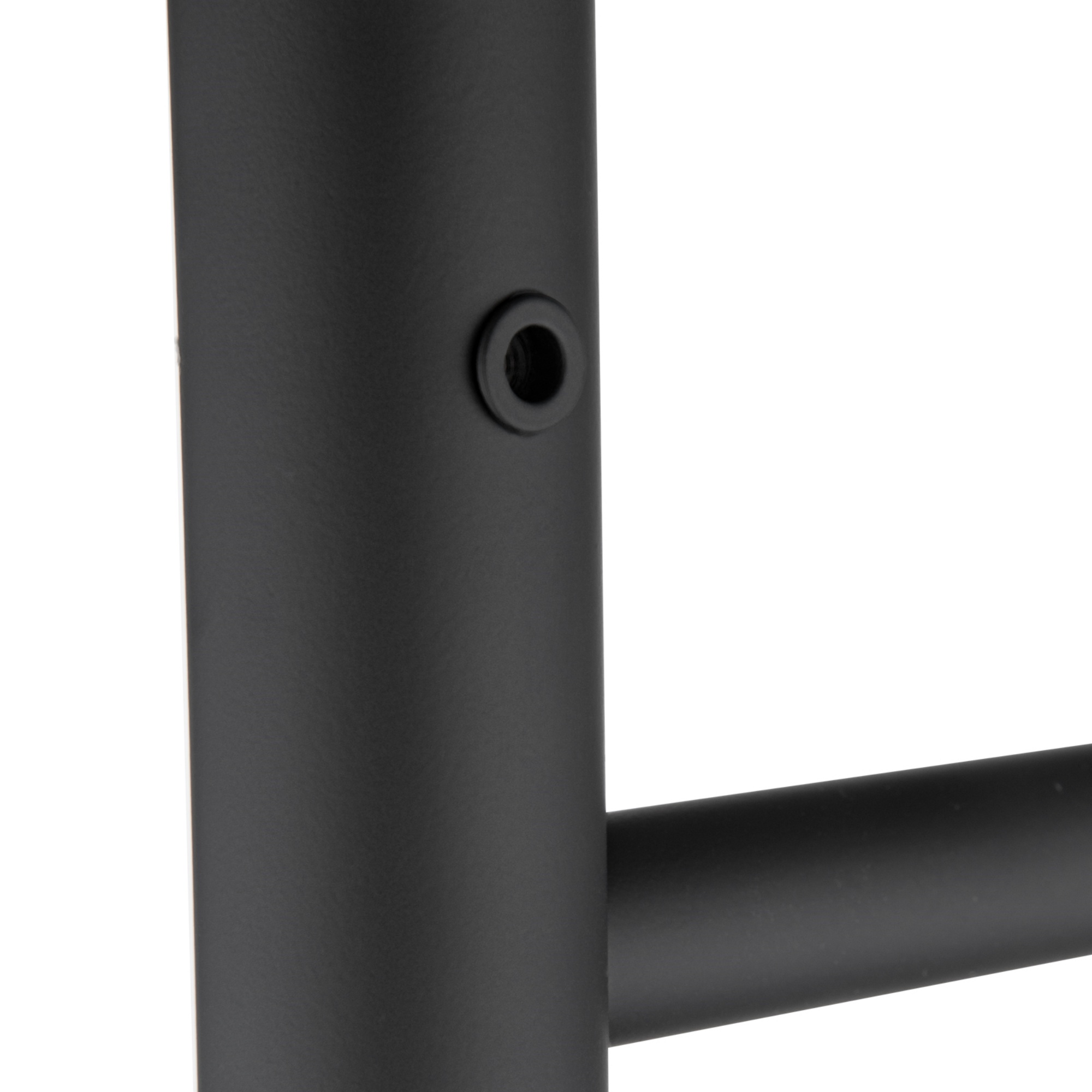 Round 8 Bars Aluminium Electric Heated Towel Rail Wall Mounted Towel Warmer Dryer Holder Rack Silver/Black/Brushed Yellow Gold