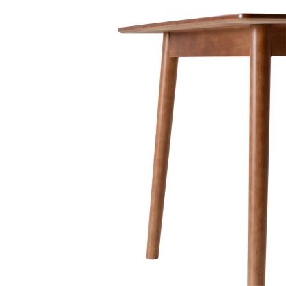 140cm Rectangle Wooden Dining Table for Home Kitchen Cafe Restaurant Walnut/Natural