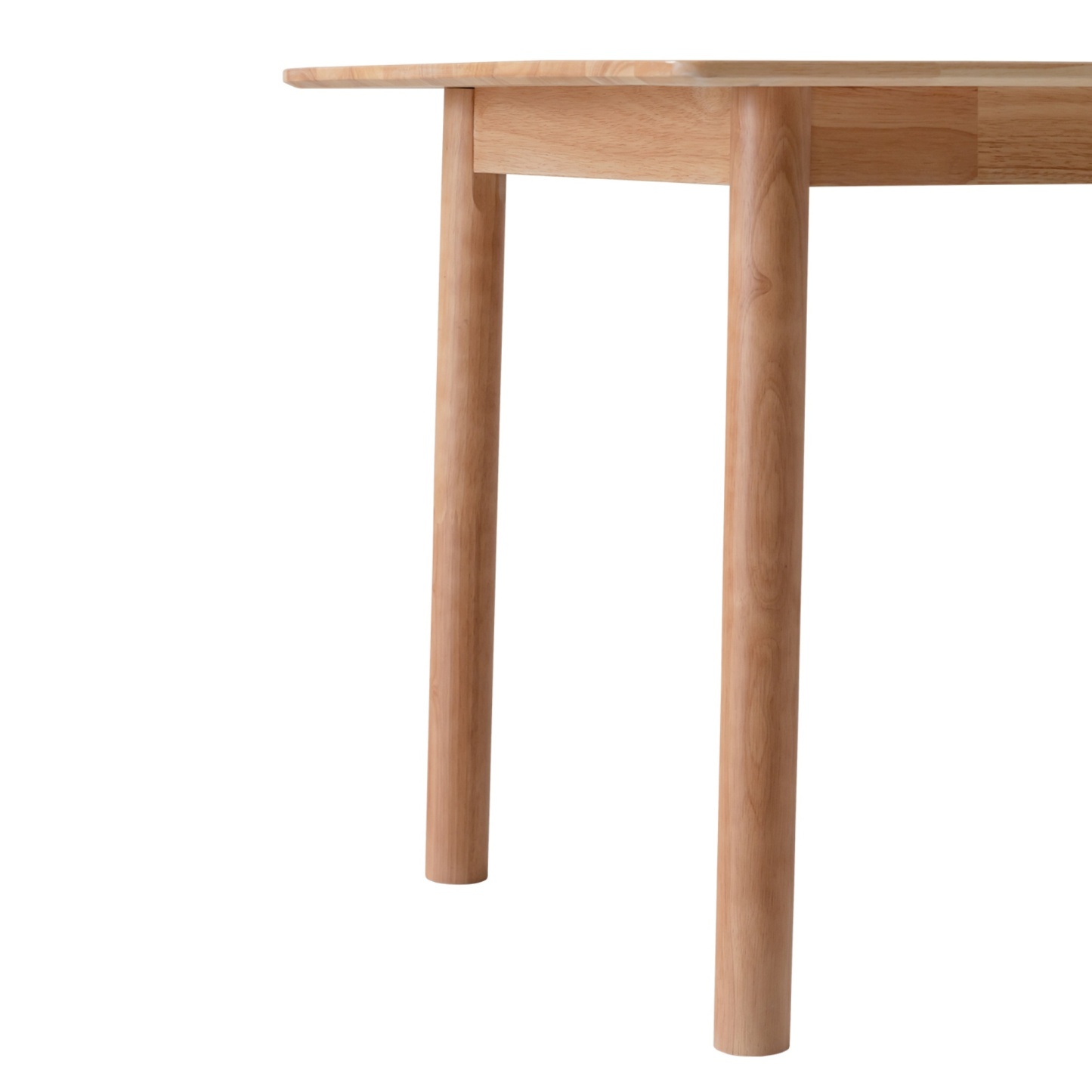 140cm Rectangle Wooden Dining Table for Home Kitchen Cafe Restaurant Walnut/Natural