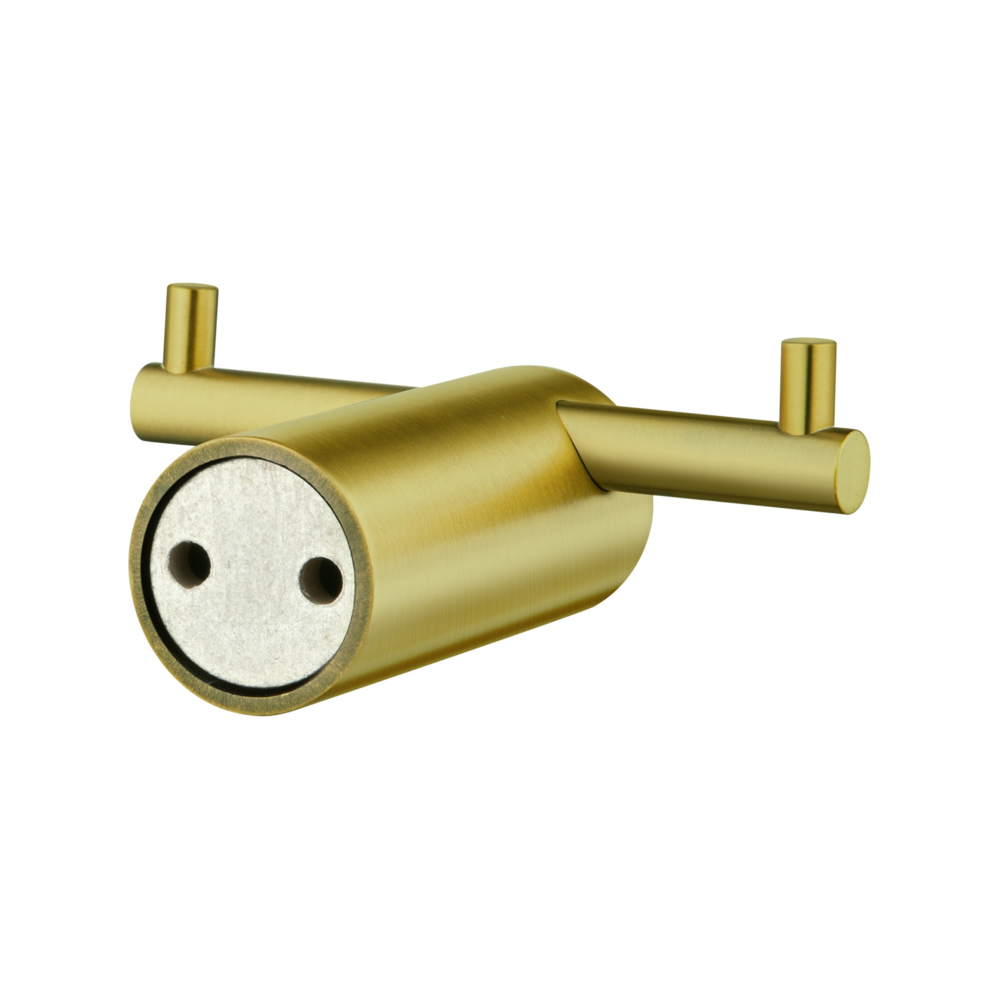 Bathroom Round Stainless Steel Robe Hook Wall Mounted Double Towel Clothes Hanger Holder Chrome/Matte Black/Brushed Yellow Gold