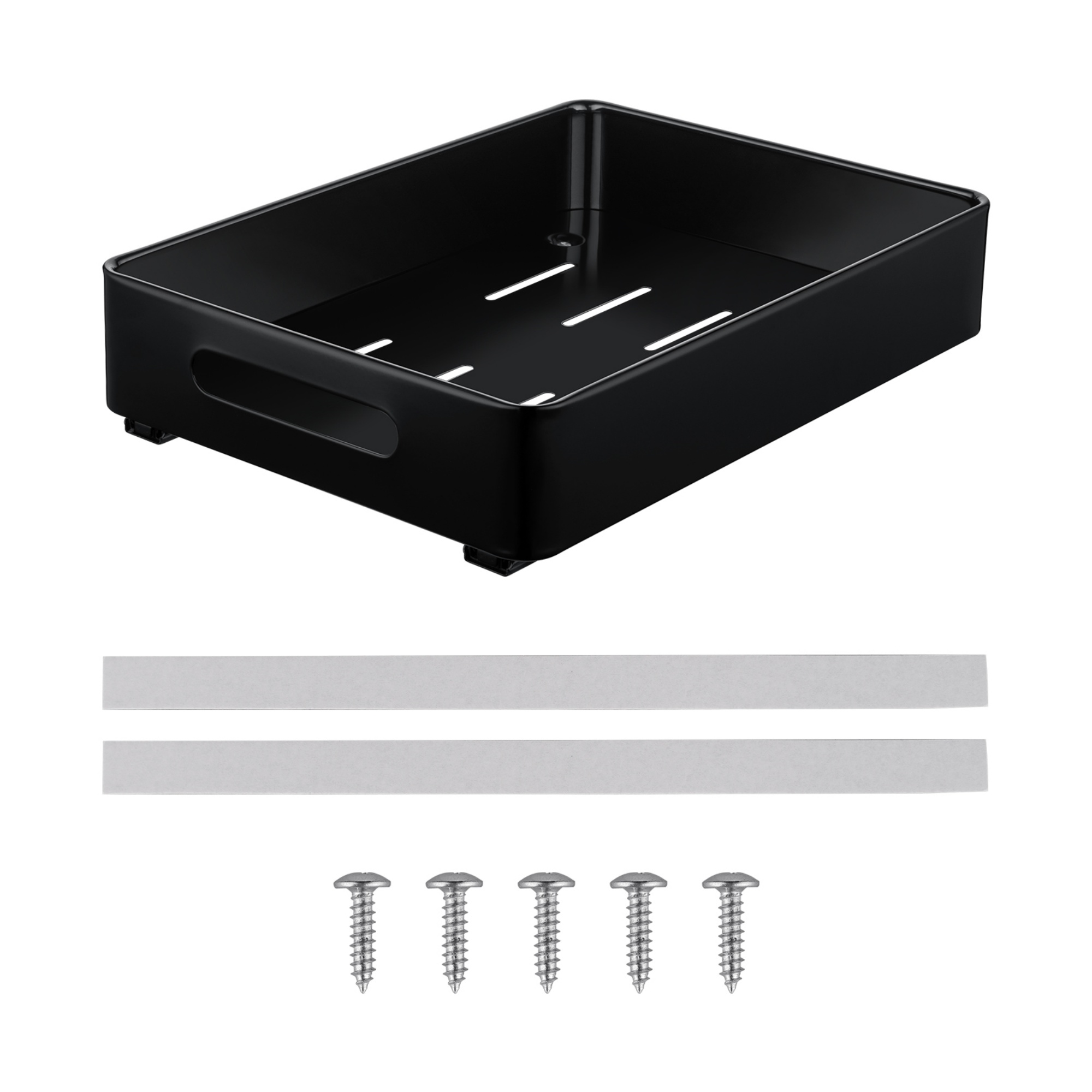 Kitchen Under Sink Pull-Out Cabinet Tray Sliding Storage Drawer Shelf Rack White/Black