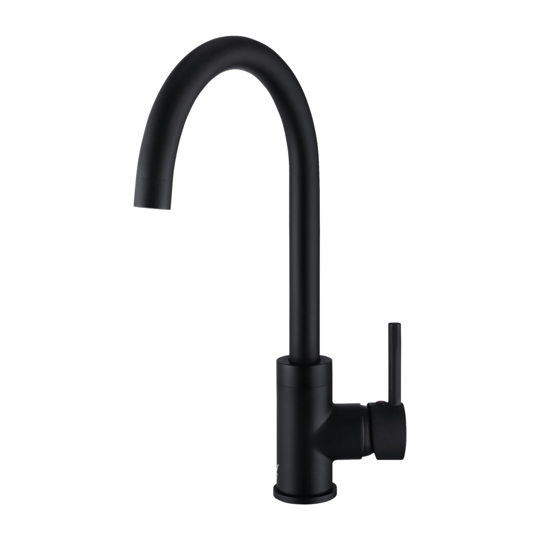 360° Swivel Spout Brass Kitchen Mixer Tap Round Laundry Basin Sink Faucet Chrome/Matte Black/Brushed Nickel