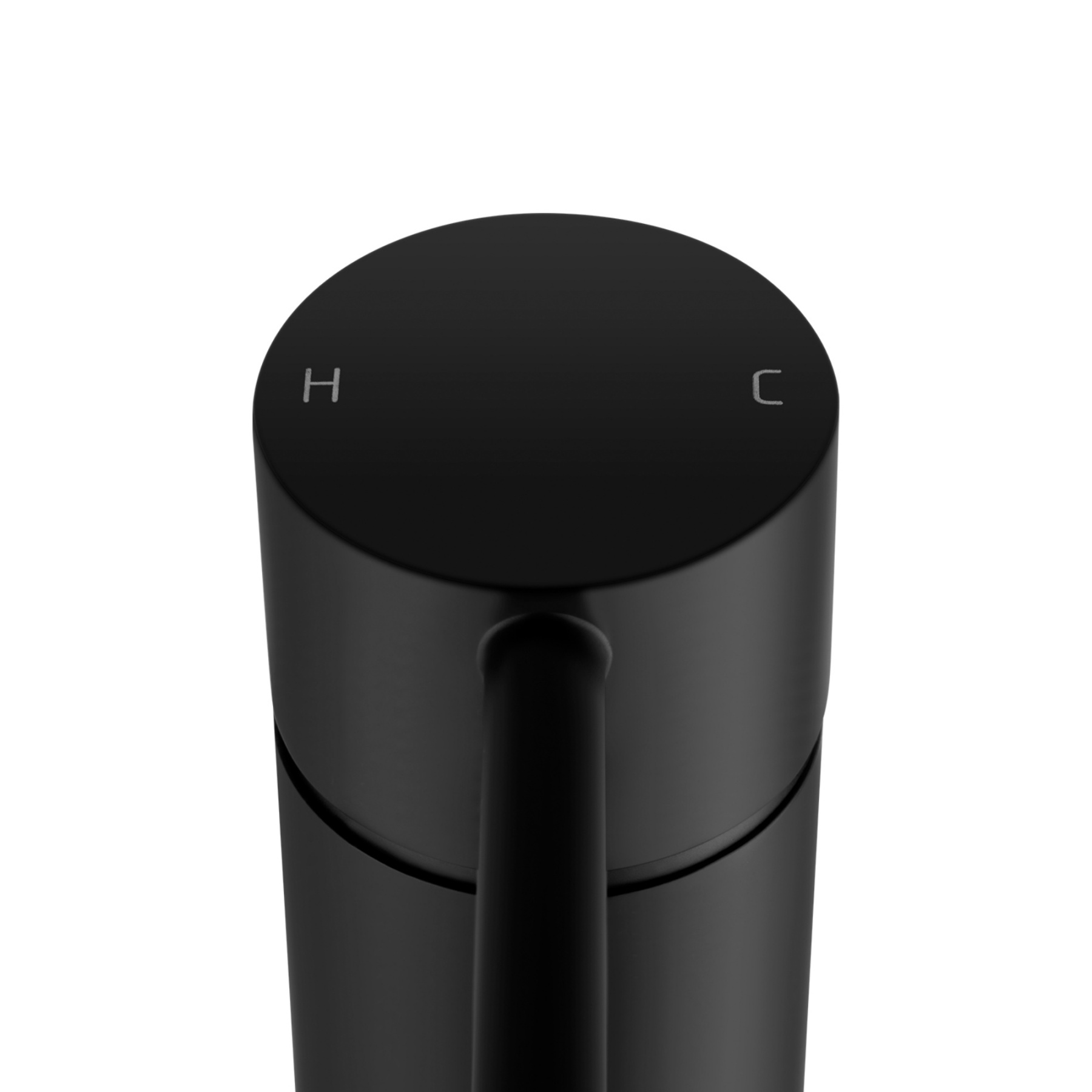 Round Tall Bath Basin Mixer Tap Bathroom Laundry Sink Vanity Counter Top Flick Faucet Chrome/Matte Black