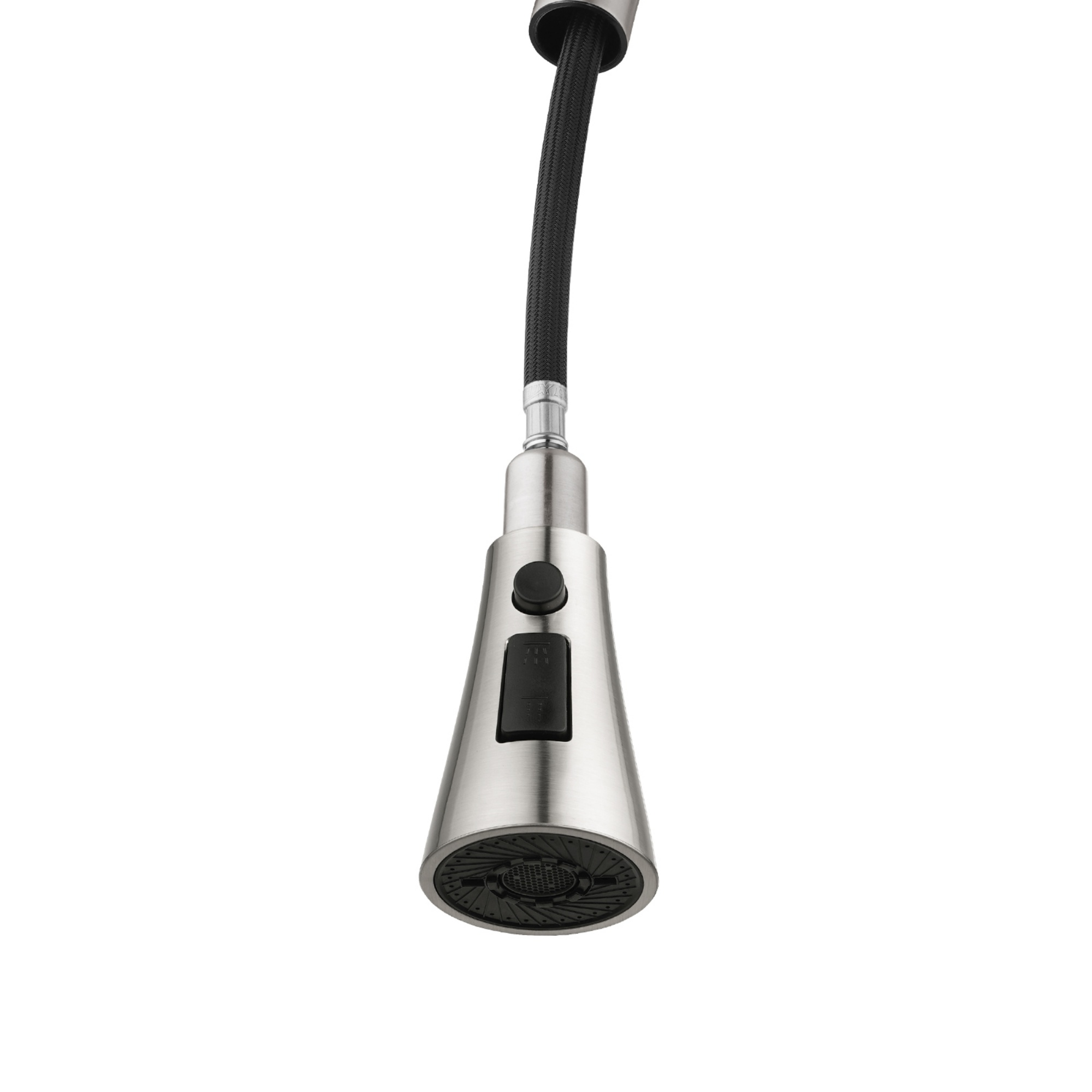 Stainless Steel 3 Function Pull Out Kitchen Sink Mixer Tap Laundry Basin 360° Swivel Spout Faucet Chrome/Black/Brushed Yellow Gold