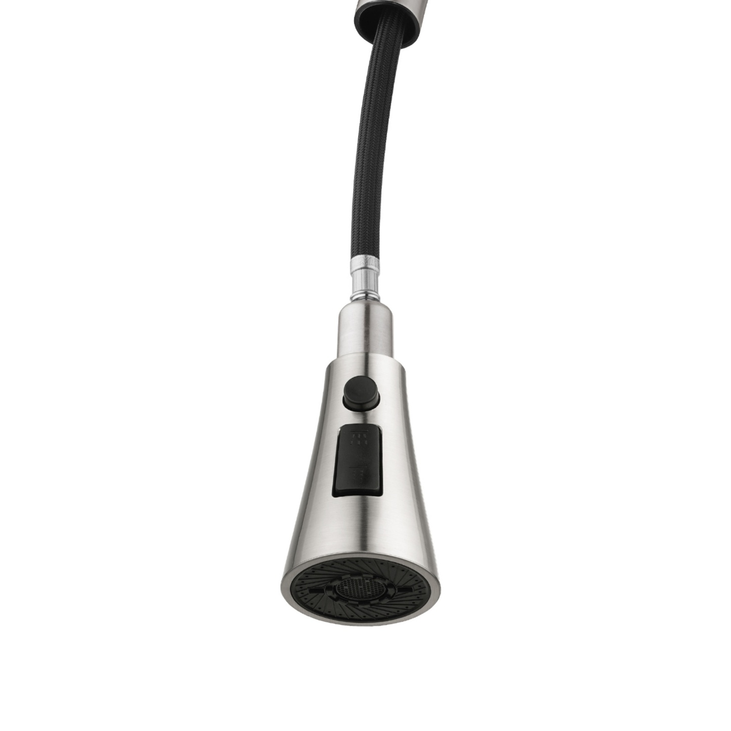 Stainless Steel 3 Function Pull Out Kitchen Sink Mixer Tap Laundry Basin 360° Swivel Spout Faucet Chrome/Black/Brushed Yellow Gold