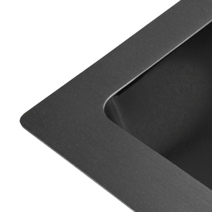 440x440mm Single Stainless Steel Kitchen Sink Smart Hand Free Drainage Top/Flush/Under Mount Satin Brush/Nano Black/Yellow Gold