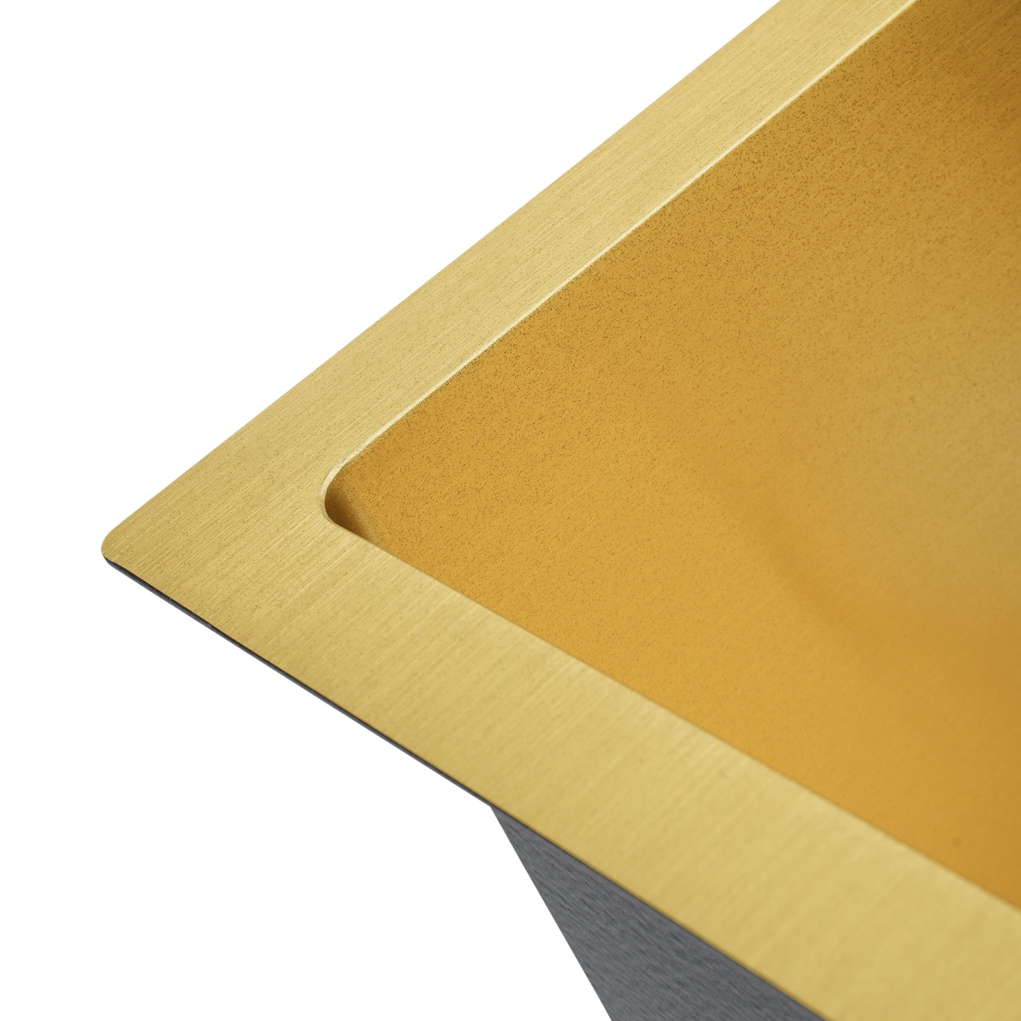 440x440mm Single Stainless Steel Kitchen Sink Smart Hand Free Drainage Top/Flush/Under Mount Satin Brush/Nano Black/Yellow Gold