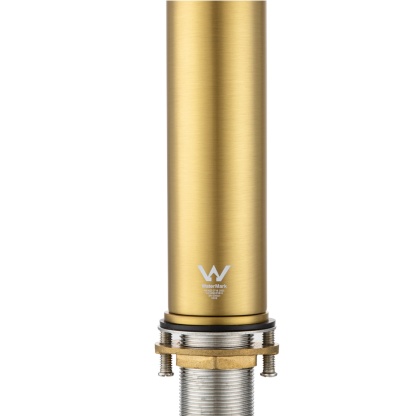 Round Brass Bathroom Basin Tall Mixer Tap Laundry Sink Vanity Flick Counter Top Faucet Chrome/Black/Brushed Gold