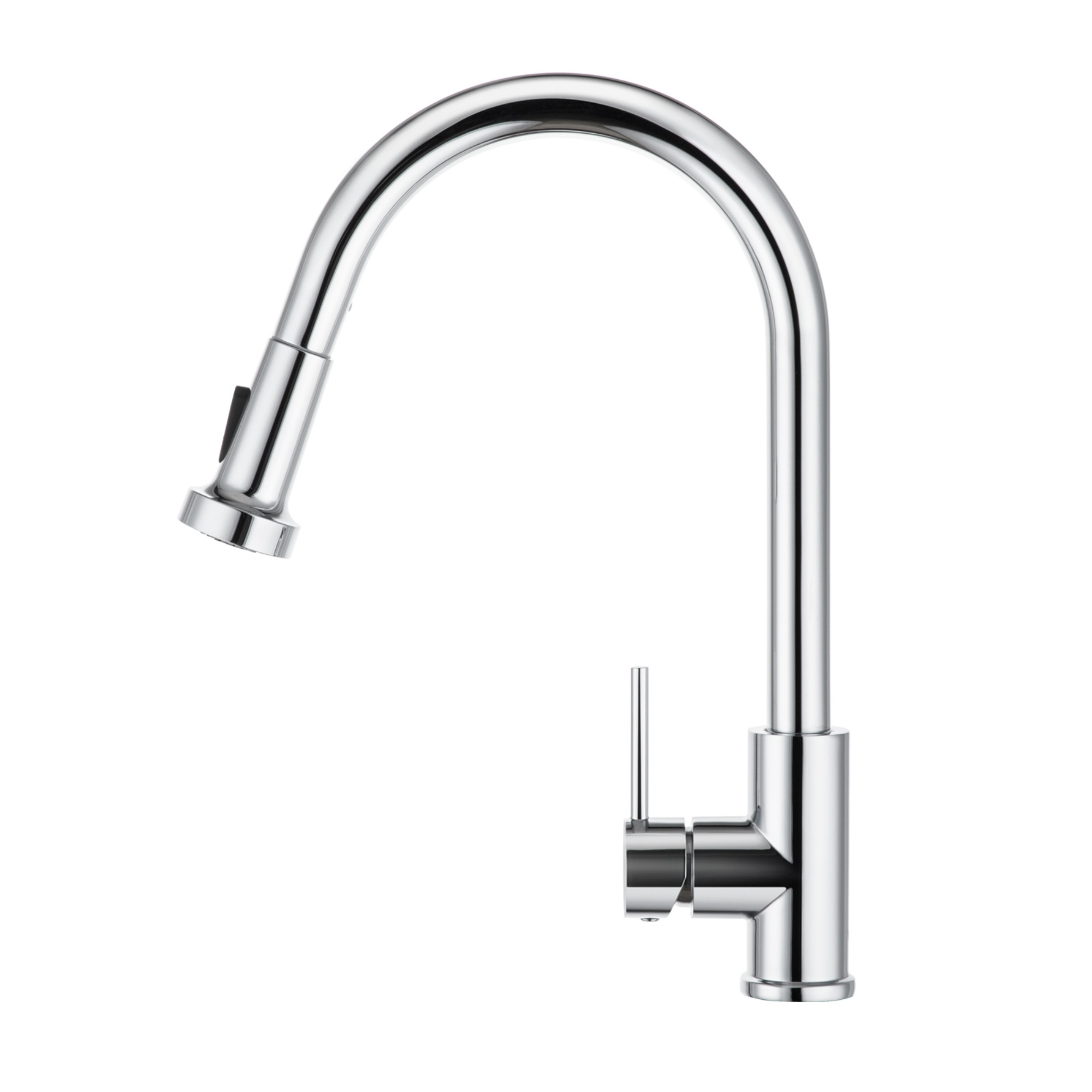 2 Function Pull-Out Button Spray Kitchen Sink Mixer Tap Laundry Basin Sink Swivel Faucet