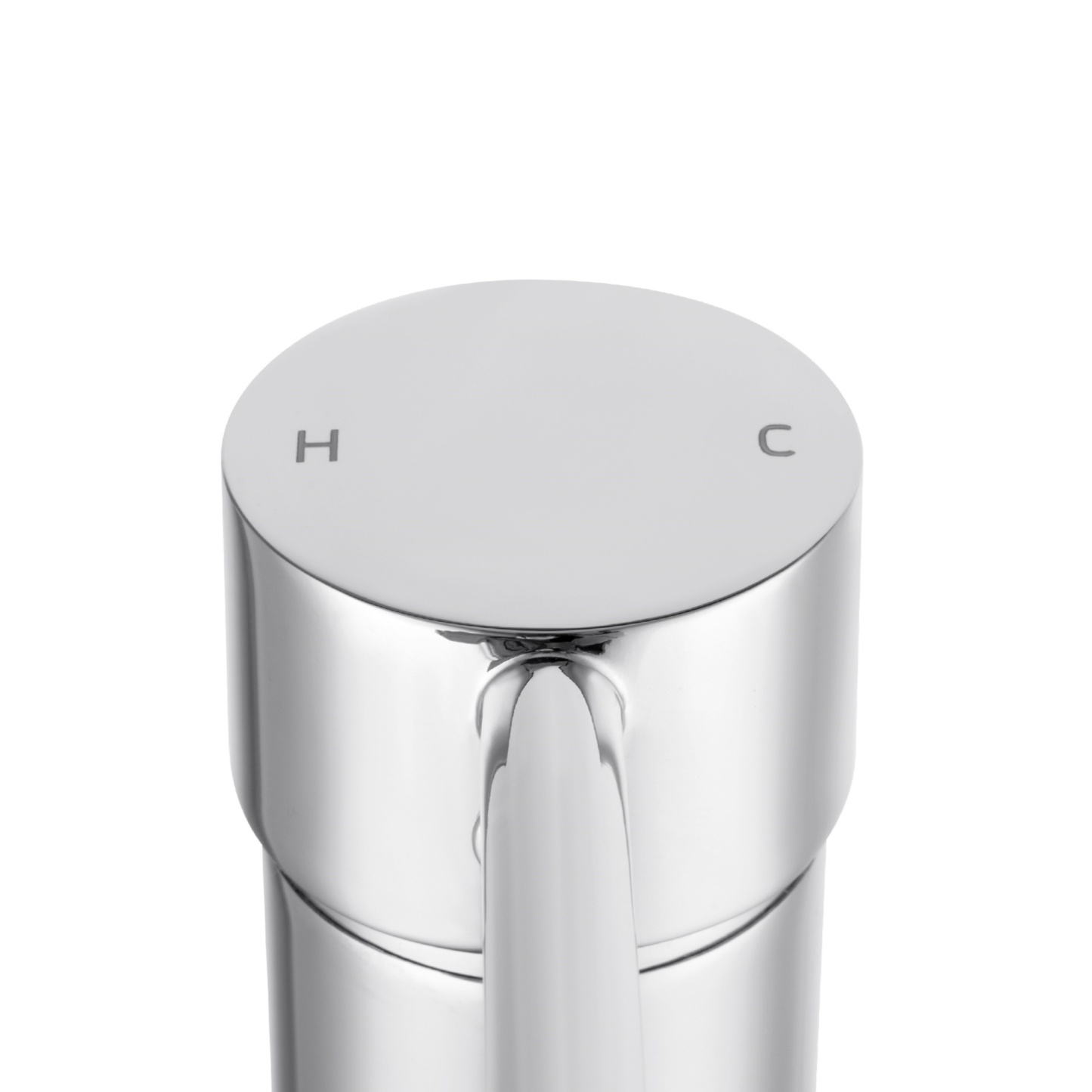 Round Tall Bath Basin Mixer Tap Bathroom Laundry Sink Vanity Counter Top Flick Faucet Chrome/Matte Black