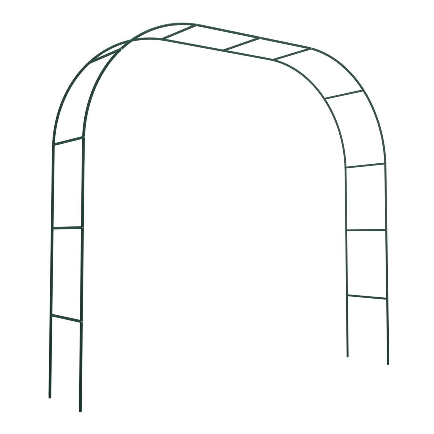 Wedding Garden Arch Without Base Party Balloon Flower Decoration Archway Climbing Plants Arbour Vine Stand Trellis White/Black/Dark Green