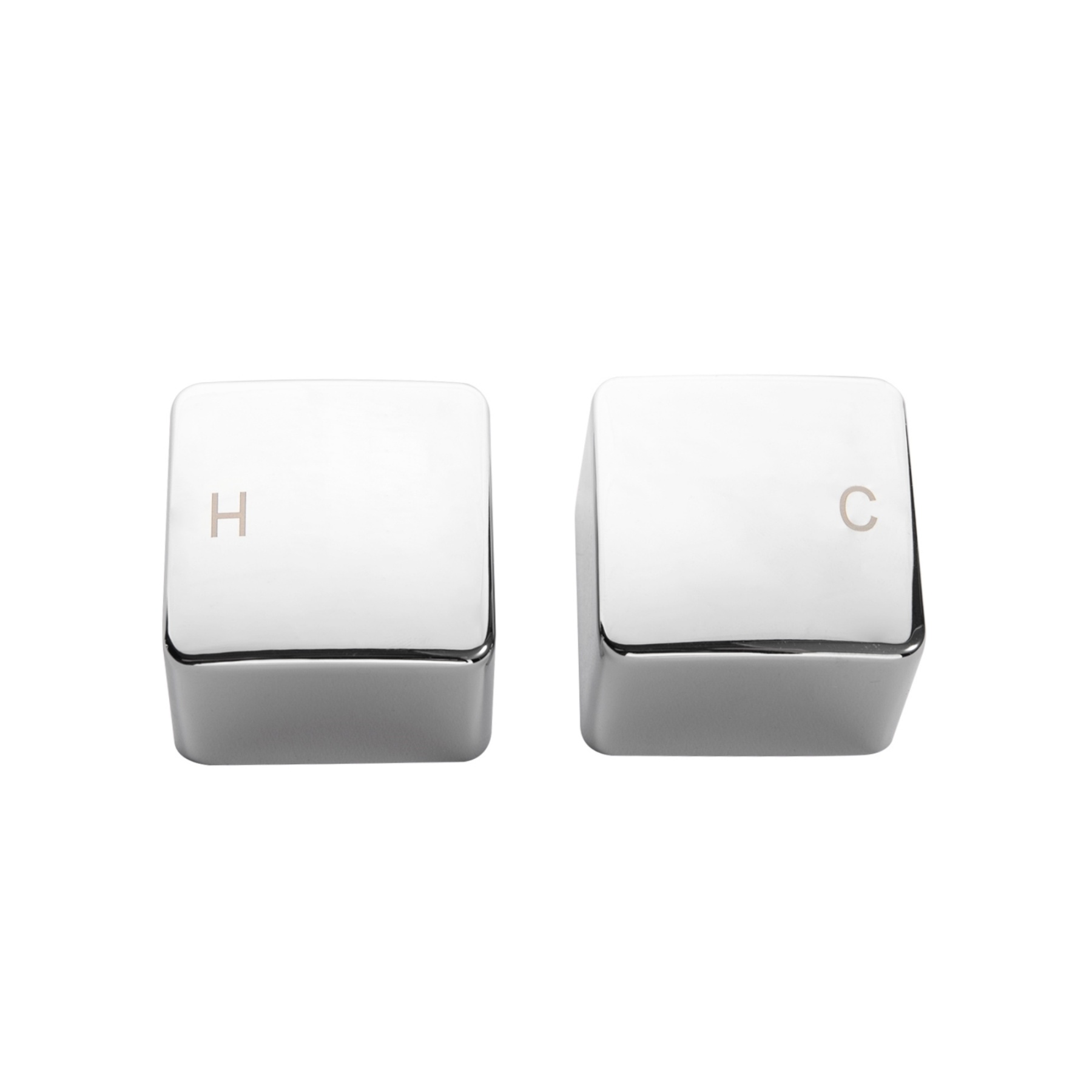 Bathroom 1/4 Turn Square Brass Shower Wall Tap Set Bath Basin Wall Mounted Shower Head Hot and Cold Water Twin Taps