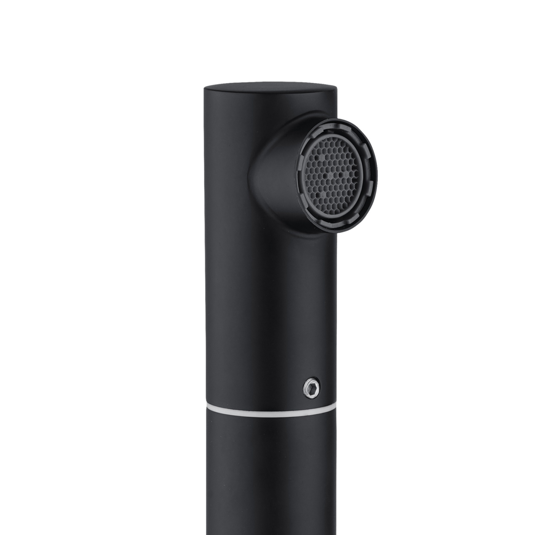 Stainless Steel Round Bath Basin Laundry Sink Vanity Tall Mixer Tap 360° Swivel Spout Flick Faucet Chrome/Black