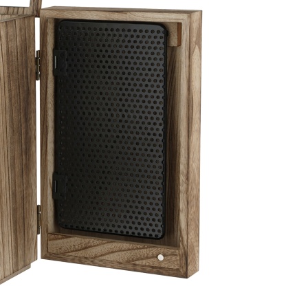 Large Capacity Wooden Jewellery Storage Box Rings Holder Necklaces Earrings Organizer Cabinet