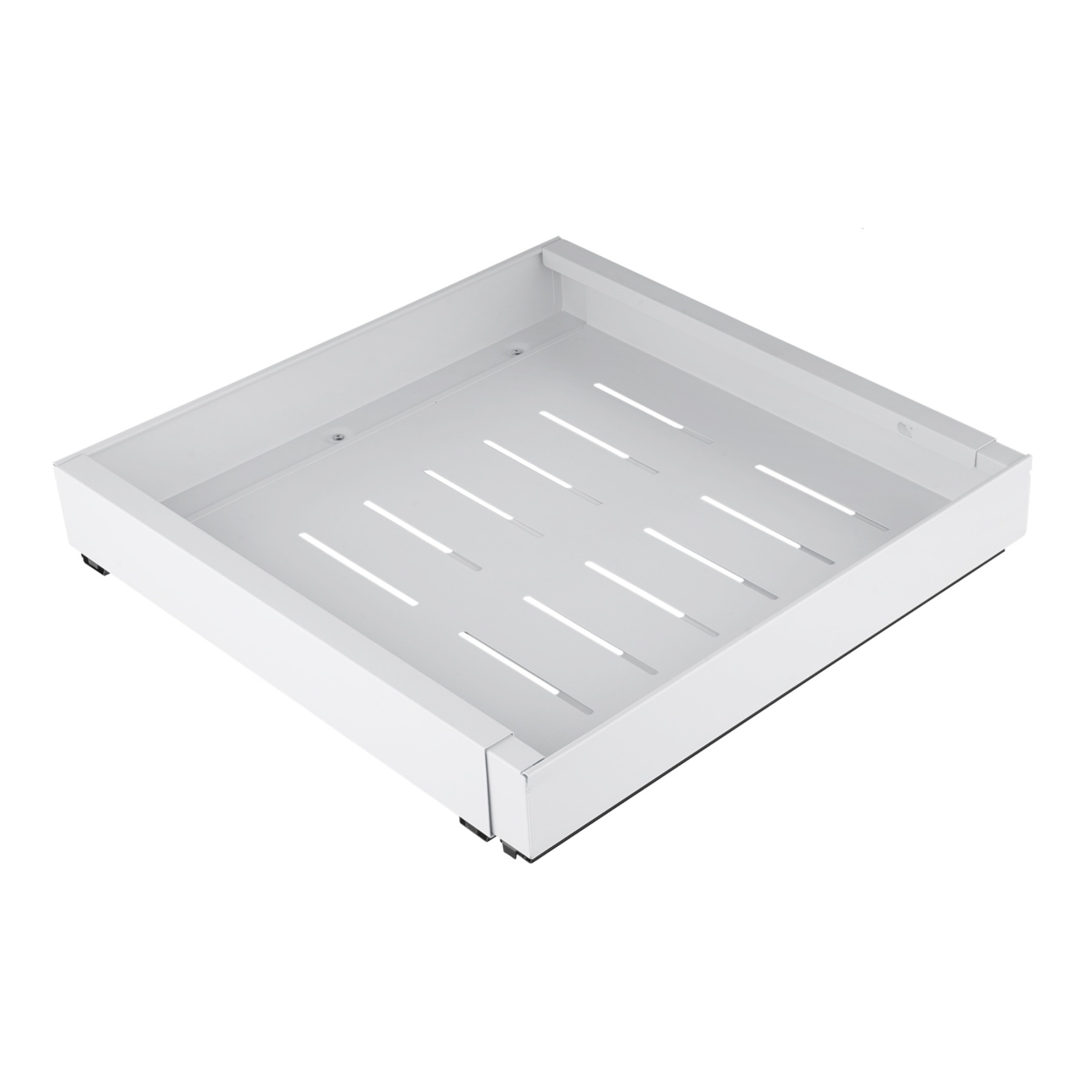43-68cm Pull-Out Kitchen Extendable Steel Cabinet Tray Sliding Drawer Rack Holder