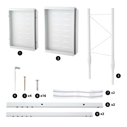 Kitchen Under Sink Cabinet Adjustable Width/Height Organizer Drawer Rack Pull Out Storage Holder Basket Shelf White