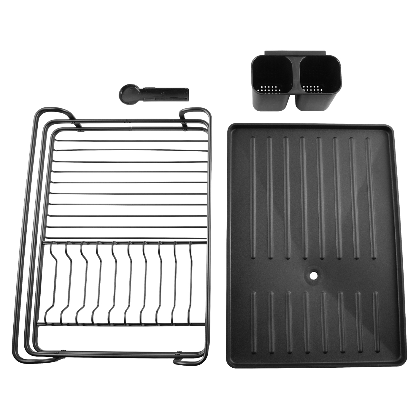 Dish Drying Rack Kitchen Organizer Freestanding Dish Drainer Storage AU