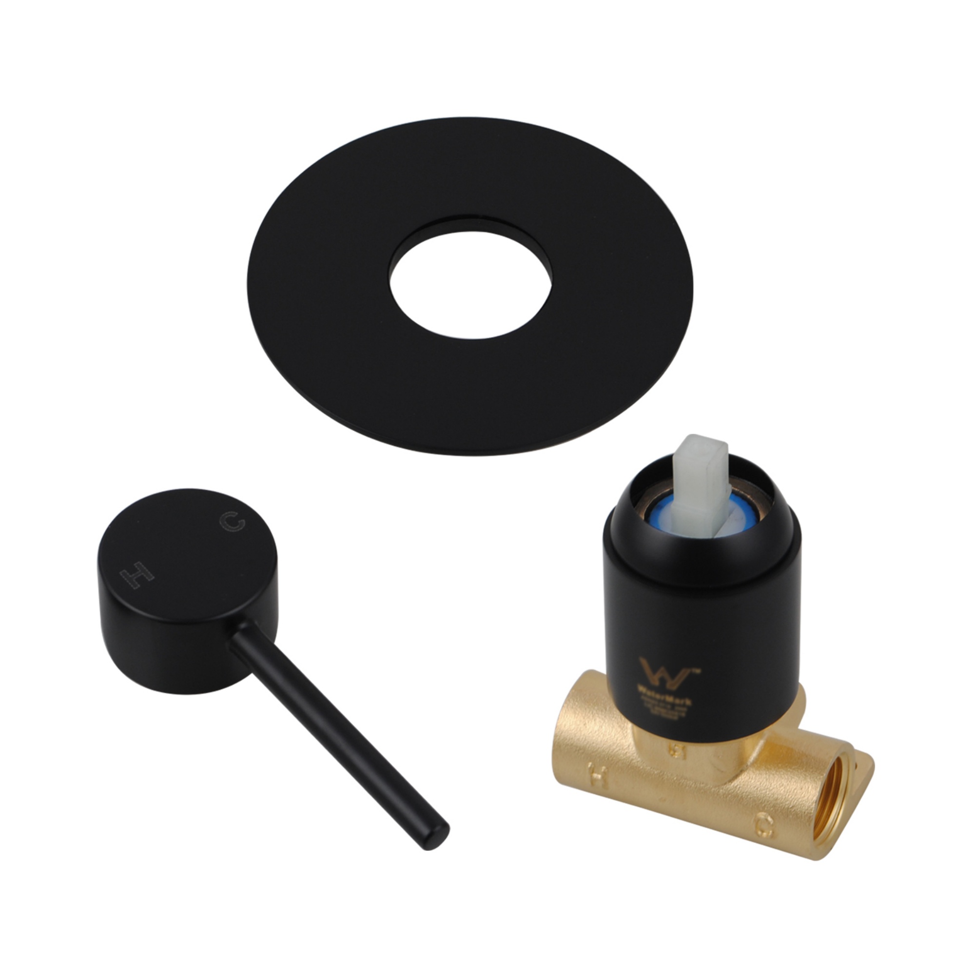 Round Brass Bath Shower Wall Mixer Tap Bathroom Basin Bathtub Wall Mounted Mixer Chrome/Matte Black/Gunmetal Grey/Brushed Yellow Gold