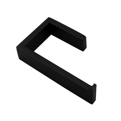 Bathroom Square Stainless Steel Toilet Paper Roll Holder Wall Mounted Toilet Tissue Hanger Hook Chrome/Nero Black