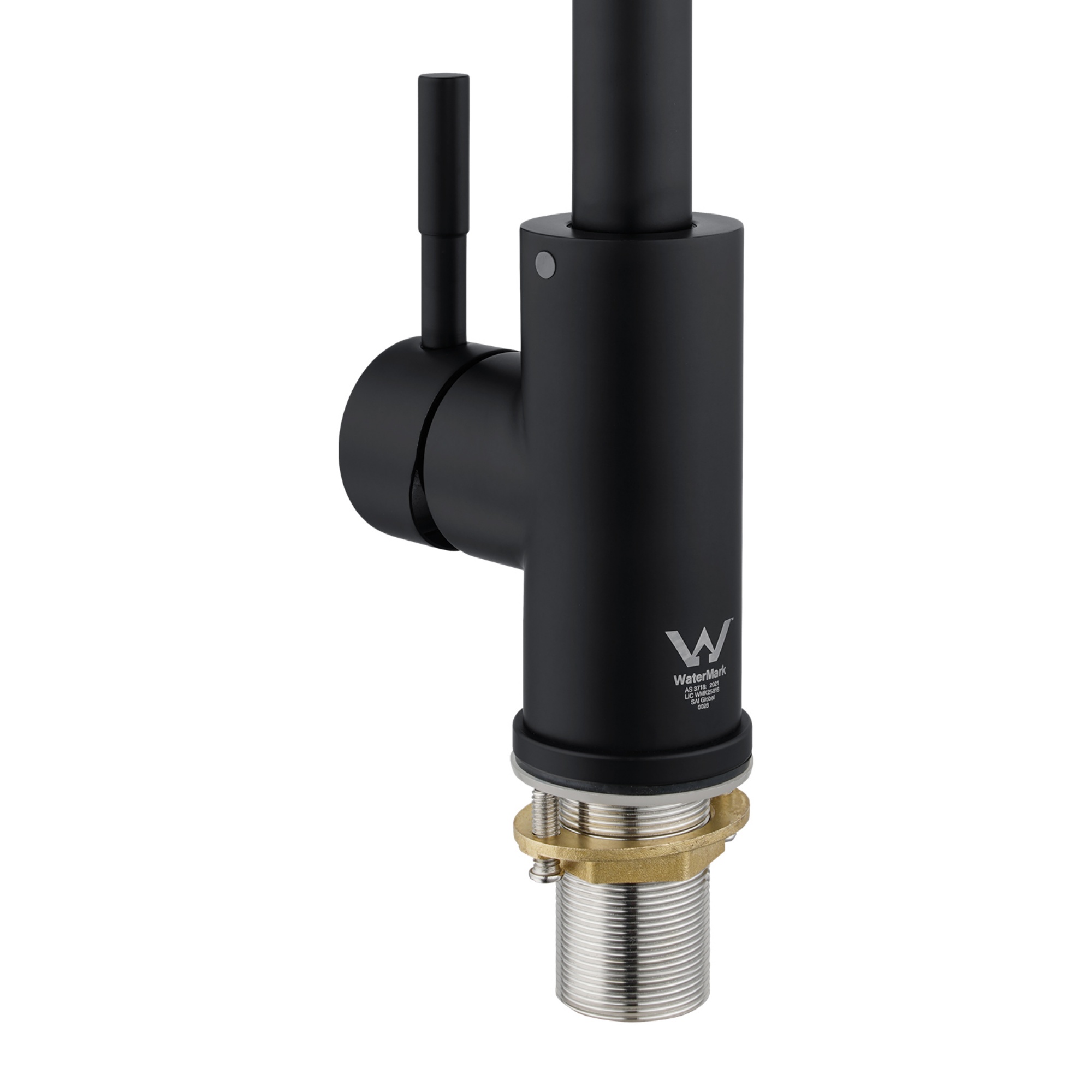 Stainless Steel Round Kitchen Sink Mixer Tap 360° Swivel Spout Laundry Basin Faucet Chrome/Matte Black