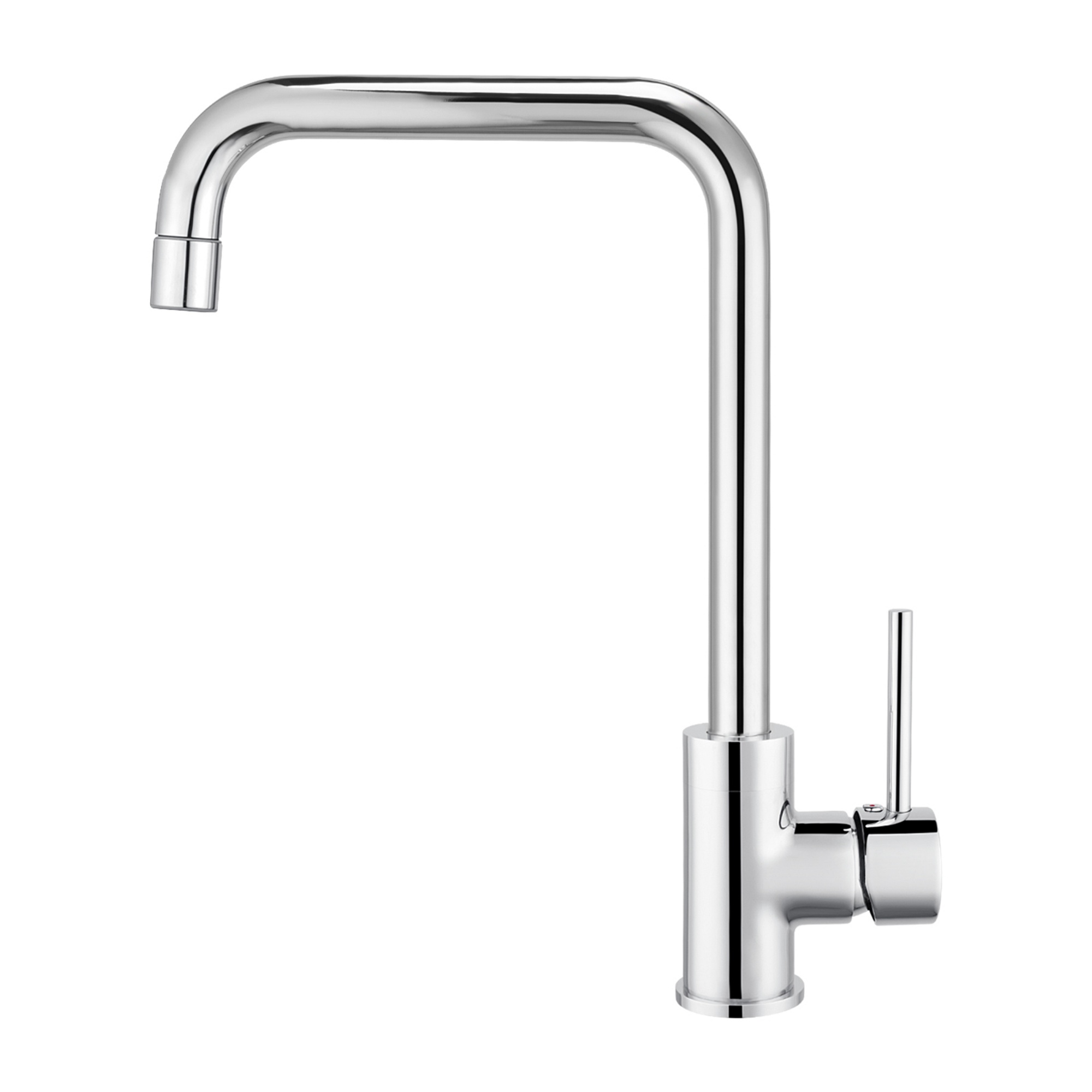 360° Swivel Round Brass Gooseneck Kitchen Sink Mixer Tap Laundry Basin Vanity 2 Mode Spray Spout Faucet Chrome/Yellow Gold