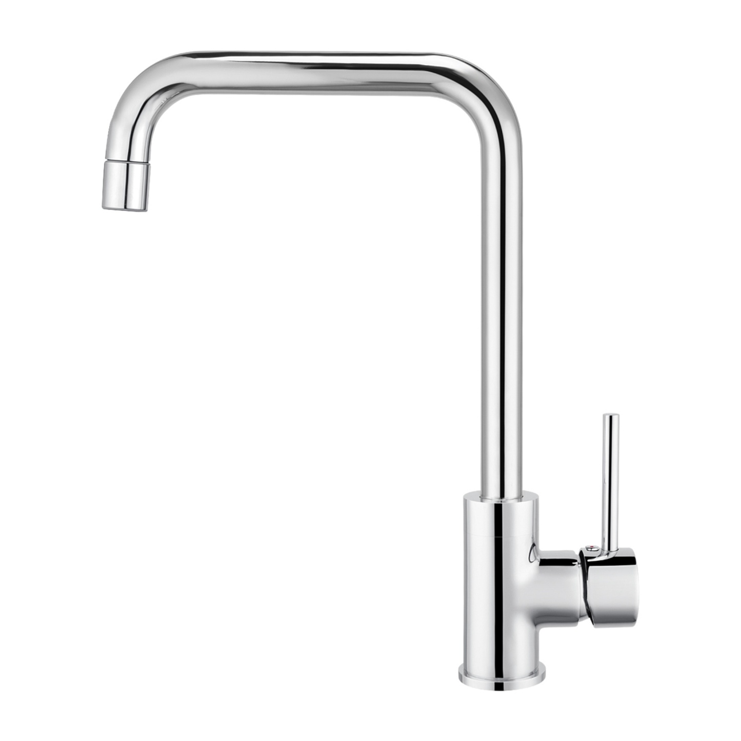 360° Swivel Round Brass Gooseneck Kitchen Sink Mixer Tap Laundry Basin Vanity 2 Mode Spray Spout Faucet Chrome/Yellow Gold