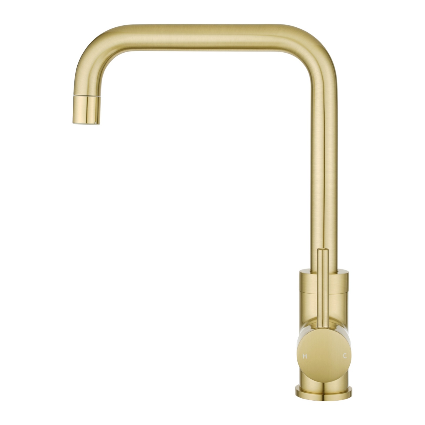 360° Swivel Round Brass Gooseneck Kitchen Sink Mixer Tap Laundry Basin Vanity 2 Mode Spray Spout Faucet Chrome/Yellow Gold