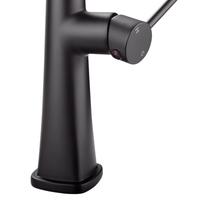 Brass 360° Swivel Pull-Out 2 Function Kitchen Sink Mixer Tap Laundry Basin Vanity Spout Faucet Chrome/Black/Granite Grey/White Granite