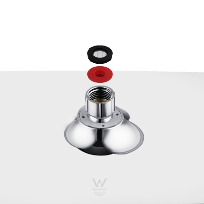 12'' 300mm Rectangular Rainfall Shower Head Bathroom Plastic Shower Head Rose