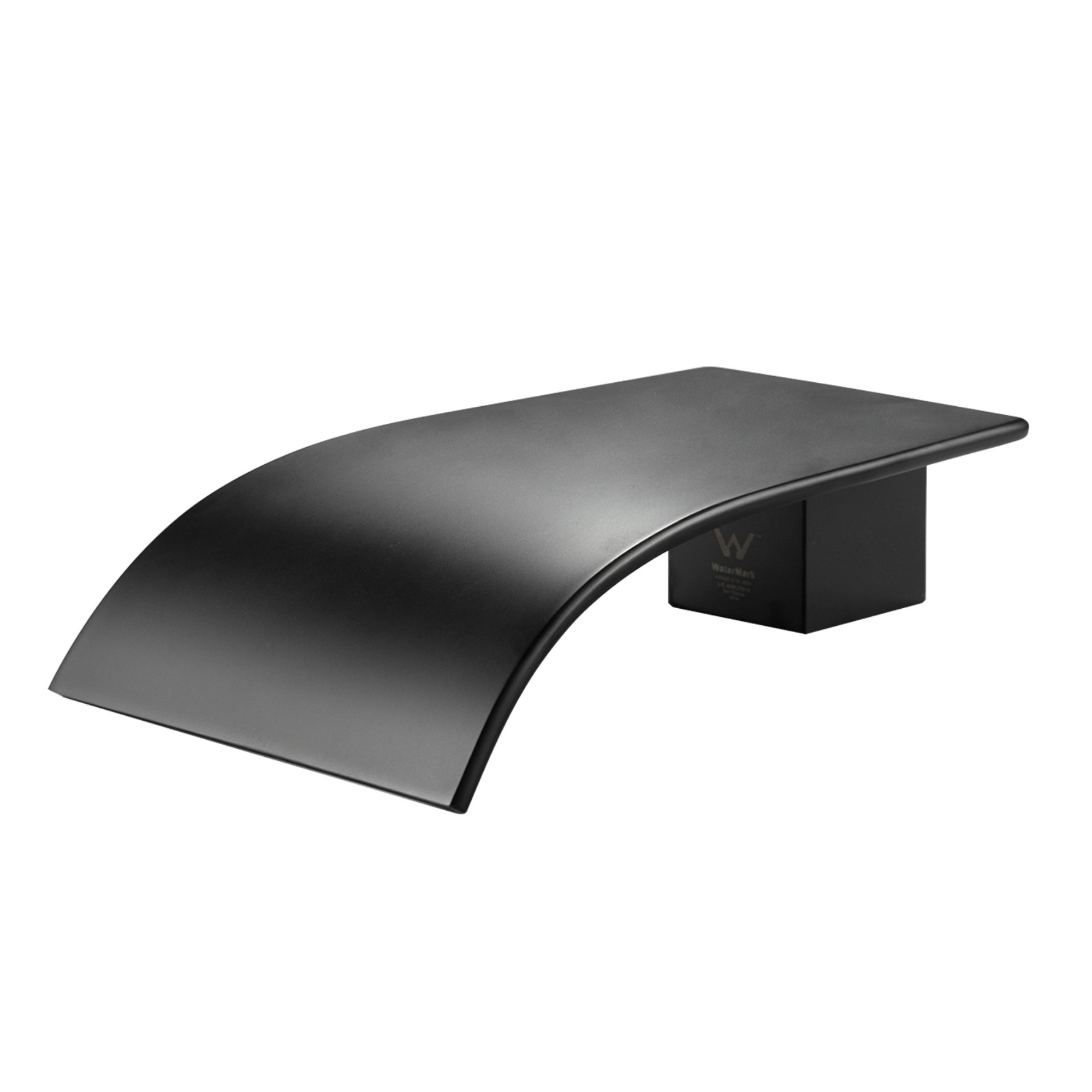 Brass Square Bathroom Basin Sink Vanity Wall Mounted Outlet Bathtub Waterfall Spout Faucet Chrome/Black