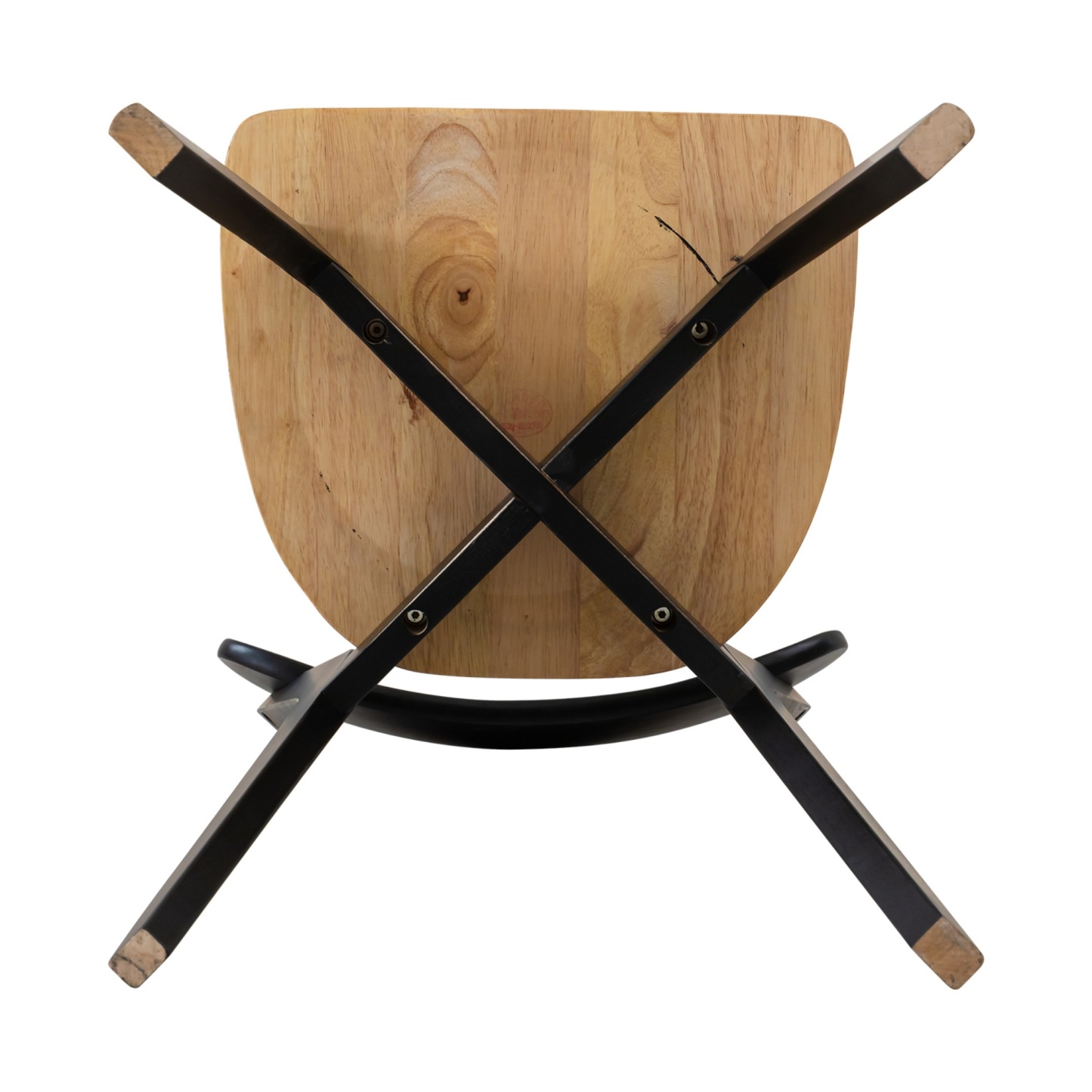 2PCs Rubber Wood Dining Chairs for Home Kitchen Restaurant Walnut/Natural/Black