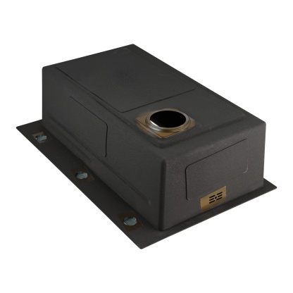 Stainless Steel Single Bowl Counter Top Control Kitchen Sink Smart Drainage Detachable Colander Satin Brush/Dark Grey/Yellow Gold