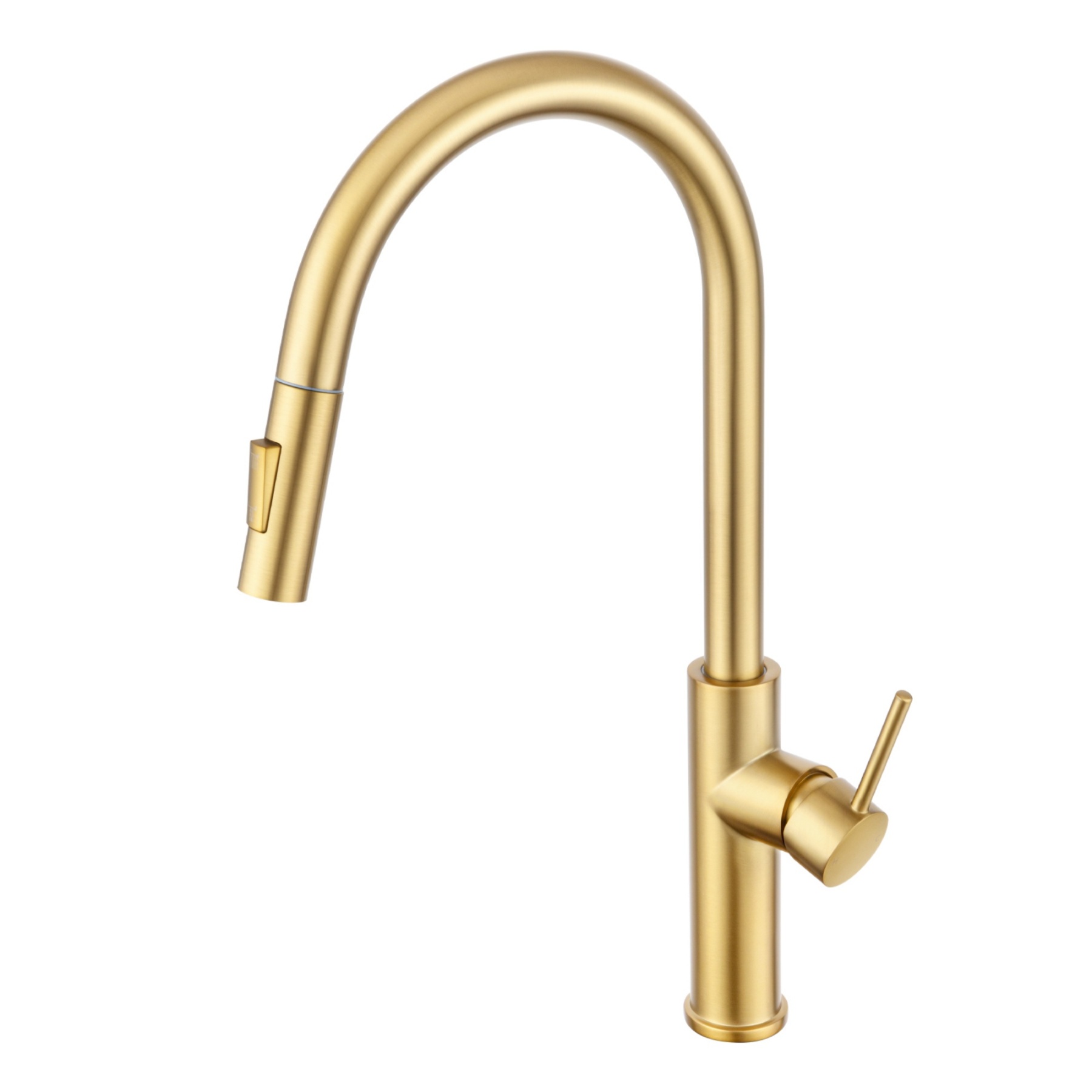 2 Functions Swivel Spout Pull-Out Kitchen Sink Basin Mixer Tap Laundry Faucet Chrome/Matte Black/ Brushed Yellow Gold