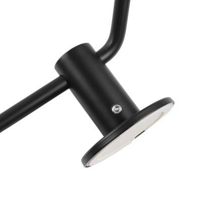 600mm Bathroom Round Stainless Steel Double Towel Rail Wall Mounted 2 Bar Towel Clothes Hanger Holder Matte Black