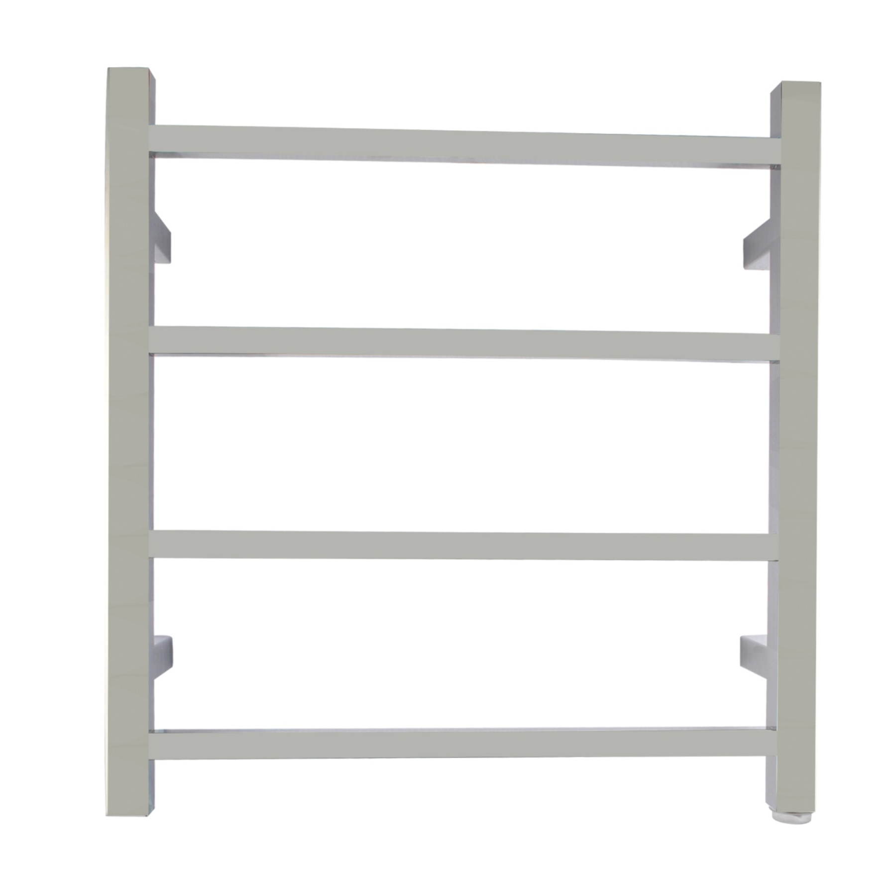 4 Bars Bathroom Square Stainless Steel Electric Heated Towel Rail Rack Wall Mounted Tower Warmer Hanger Holder Chrome/Black/Yellow Gold